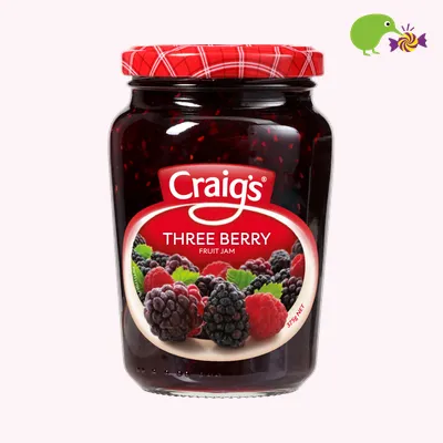 Craig's Three Berry Fruit Jam