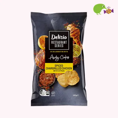 Delisio Restaurant Series Spiced Chargrilled Chicken With Citrus Potato Chips