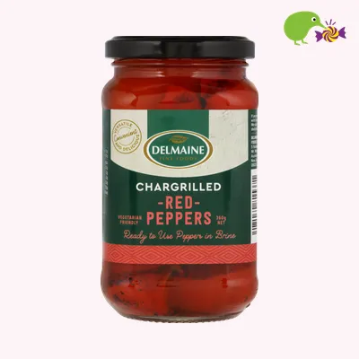 Delmaine Chargrilled Red Peppers