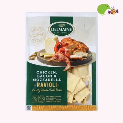 Delmaine Chicken Bacon & Mozzarella Ravioli