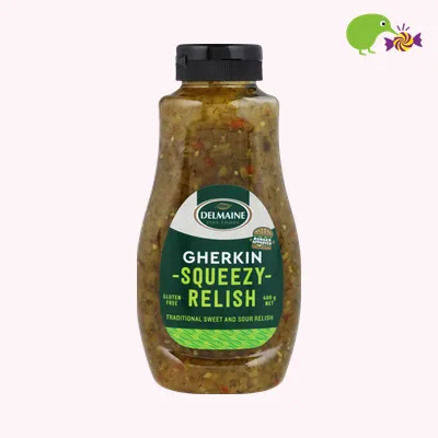 Delmaine Gherkin Squeezy Relish