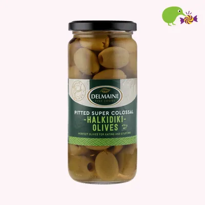Delmaine Pitted Super Colossal Halkidiki Olives