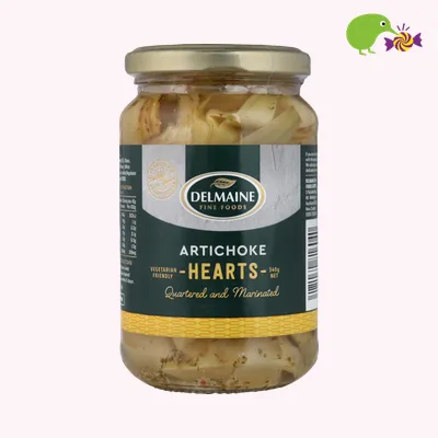 Delmaine Quartered & Marinated Artichoke Hearts