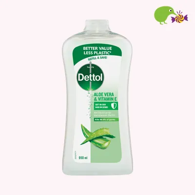 Dettol Antibacterial Aloe Vera & Vitamin E Liquid Hand Wash Refill