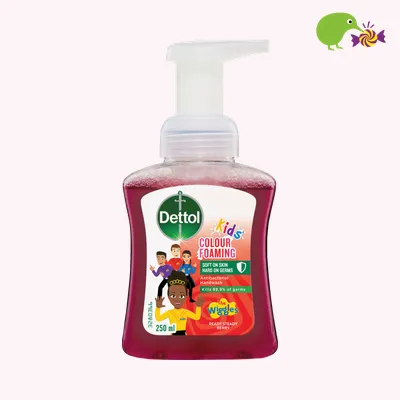 Dettol Foaming Kids Colour Berry Hand Wash Pump