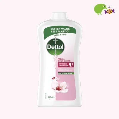 Dettol Peony & Cherry Blossom Antibacterial Liquid Hand Wash Refill