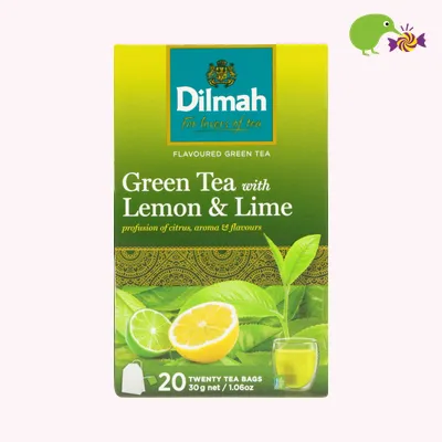 Dilmah DILMAH Green Tea Tea Bags Green Tea with Lemon & Lime 20s 30g