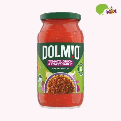 Dolmio Tomato Onion & Roast Garlic Pasta Sauce Jar