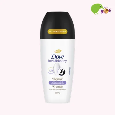 Dove Advanced Care White Freesia Scent 72Hr Antiperspirant Roll On