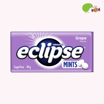 Eclipse Grape Flavour Sugarfree Mints