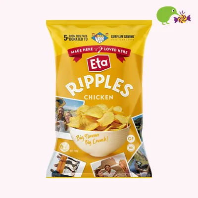 Eta Ripple Cut Chicken Potato Chips