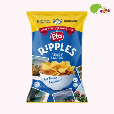 Eta Ripple Cut Ready Salted Potato Chips