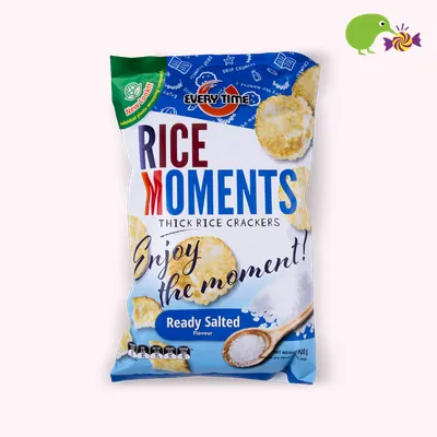 Everytime Rice Moments Ready Salted Thick Rice Crackers