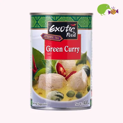 Exotic Food Green Curry Sauce