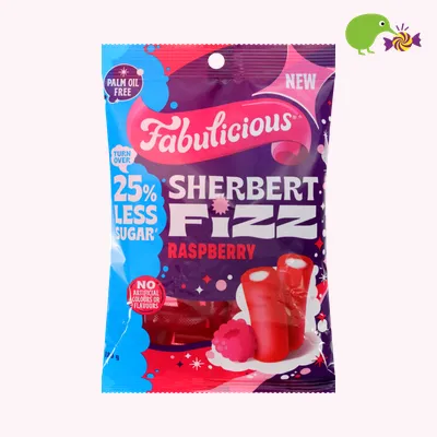 Fabulicious Raspberry Sherbert Fizz 25% Reduced Sugar
