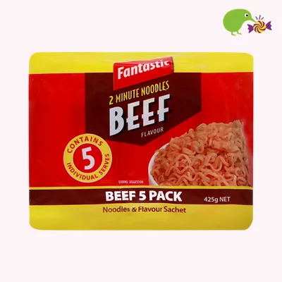 Fantastic Beef Flavour 2 Minute Noodles