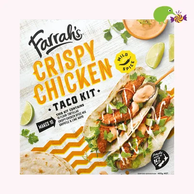 Farrah's Crispy Chicken Mild Spice Taco Kit