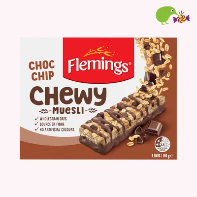 Flemings Chewy Choc Chip Muesli Bar