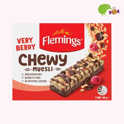 Flemings Chewy Very Berry Muesli Bar