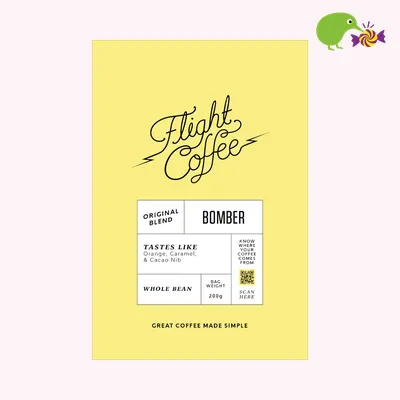 Flight Coffee Bomber Original Blend Whole Bean Coffee