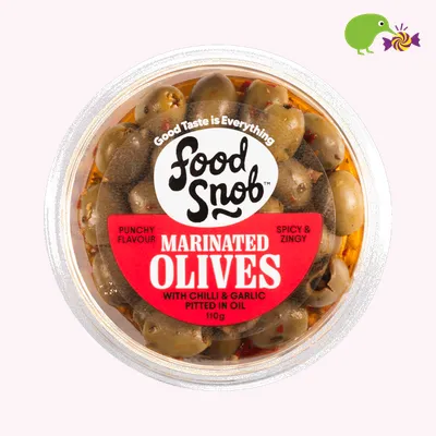 Food Snob Chilli & Garlic Olives