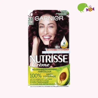 Garnier Nutrisse 3.6 Crimson Promise Deep Reddish Darkest Brown Hair Colour