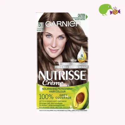 Garnier Nutrisse 5 Chocolate Brown Hair Colour