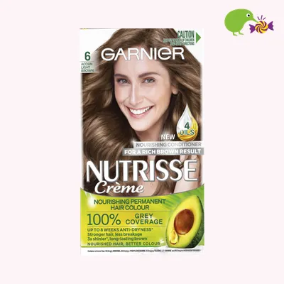 Garnier Nutrisse 6 Acorn Light Brown Hair Colour