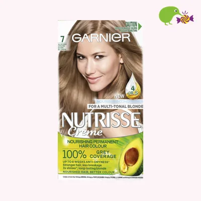 Garnier Nutrisse 7 Almond Creme Dark Blonde Hair Colour