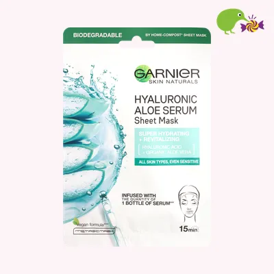 Garnier Skin Naturals Hyaluronic Aloe Serum Sheet Mask