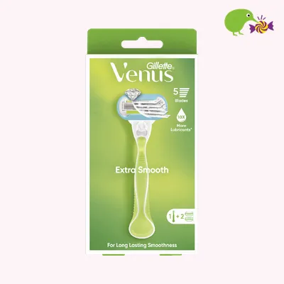 Gillette Venus Extra Smooth Razor And 2 Cartridges