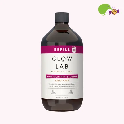Glow Lab Plum & Cherry Rose Hand Wash Refill