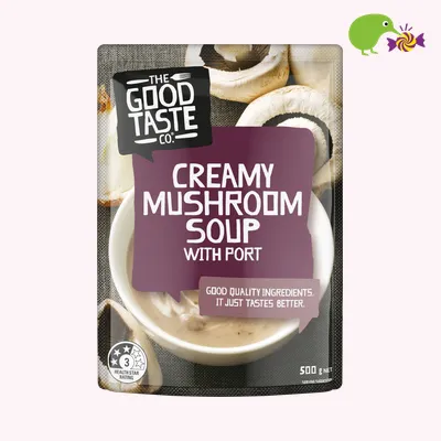 Good Taste Creamy Mushroom Soup With Port