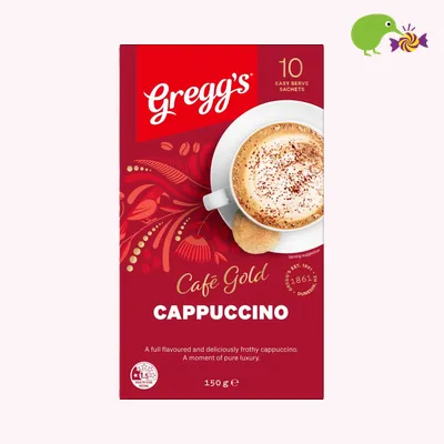 Gregg's Cafe Gold Cappuccino Coffee Sachets