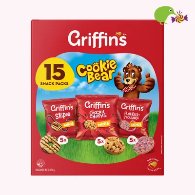 Griffin's Cookie Bear Mixed Biscuits Snack Packs