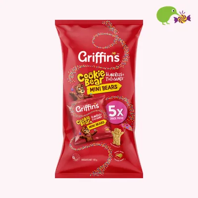 Griffin's Mini Bears 100s & 1000s Biscuits