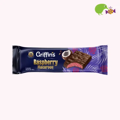Griffin's Raspberry Macaroon Chocolate Biscuits