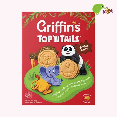 Griffin's Top 'n Tails Vanilla Choc Biscuits