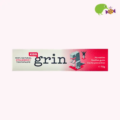 Grin 100% Natural Strawberry Toothpaste