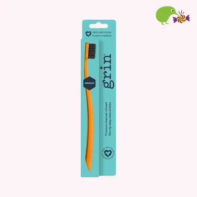 Grin Medium Orange Toothbrush