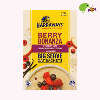 Harraways Berry Bonanza Big Serve Oat Sachets