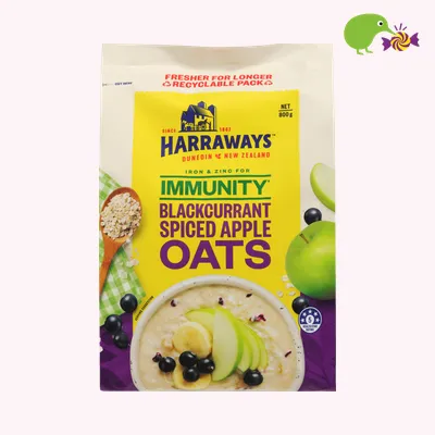 Harraways Immunity Blackcurrant Spiced Apple Oats