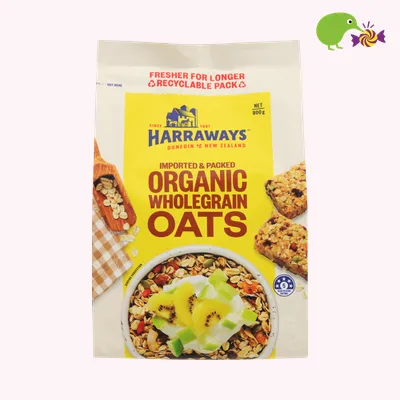 Harraways Organic Wholegrain Oats