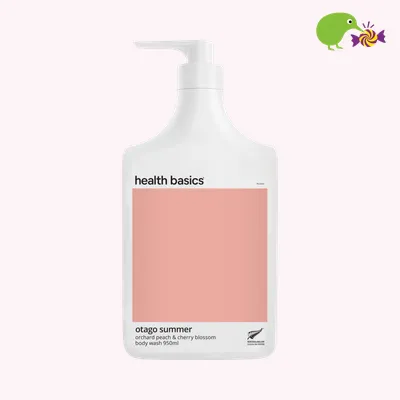 Health Basics Otago Summer Orchard Peach & Cherry Blossom Body Wash