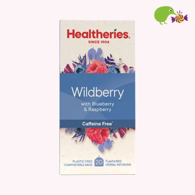 Healtheries Wildberry With Raspberry & Blueberry Tea Bags
