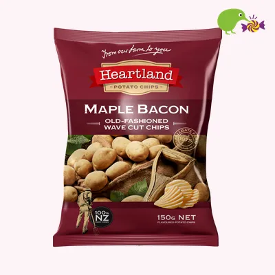 Heartland Maple Bacon Old-Fashioned Wave Cut Chips