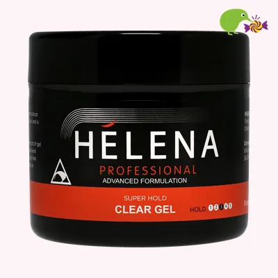 Helena Professional Super Hold Hair Gel Clear