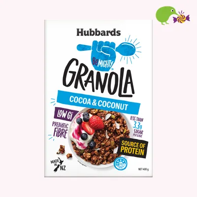 Hubbards BeMighty Cocoa & Coconut Granola