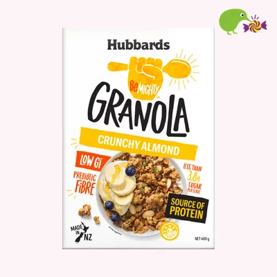 Hubbards BeMighty Crunchy Almond Granola