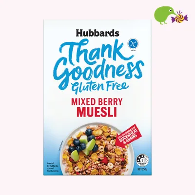 Hubbards Thank Goodness Gluten Free Mixed Berry Muesli